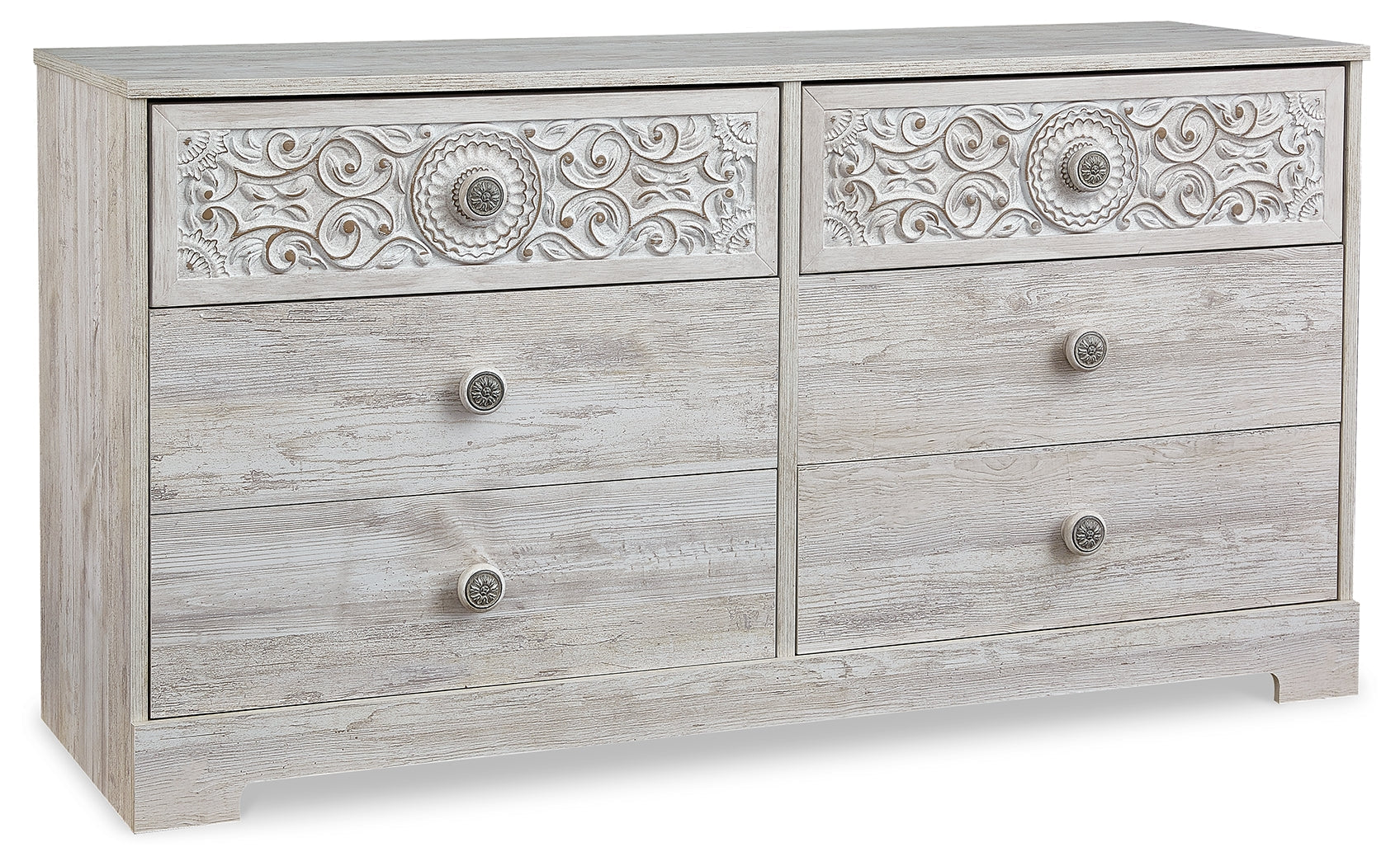 Paxberry Whitewash Dresser (28.78" H)