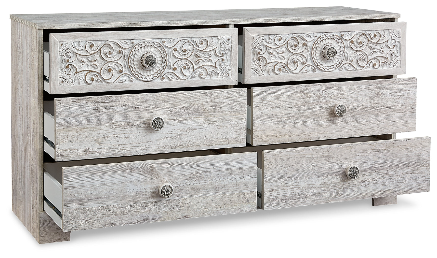 Paxberry Whitewash Dresser (28.78" H)