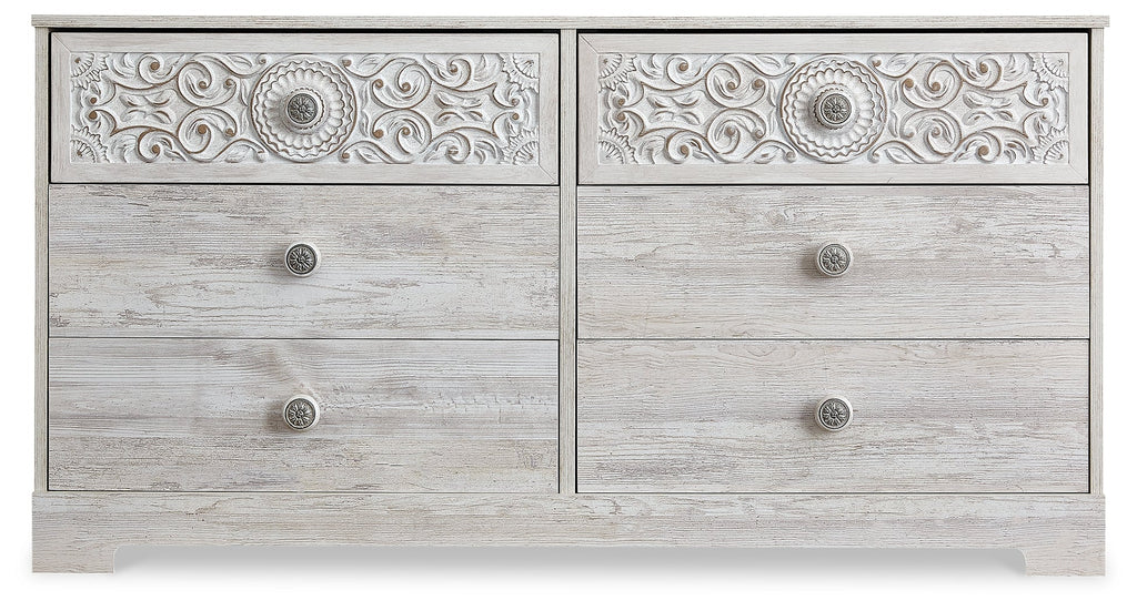 Paxberry Whitewash Dresser (28.78" H)