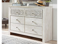 Paxberry Whitewash Dresser (40" H)