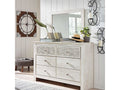 Paxberry Whitewash Dresser & Mirror