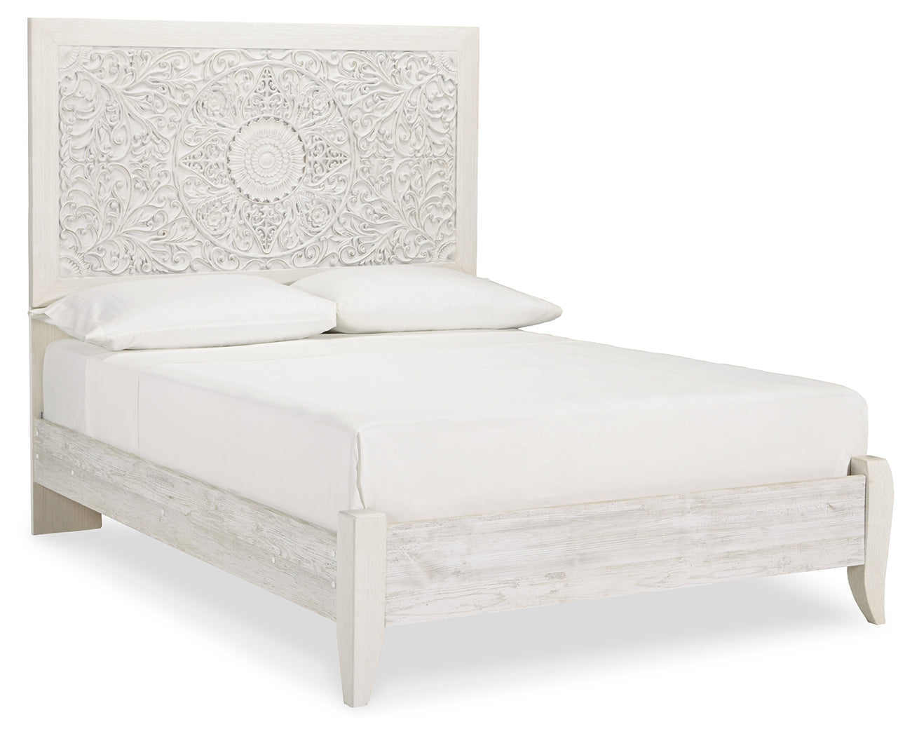 Paxberry Whitewash Full Panel Bed