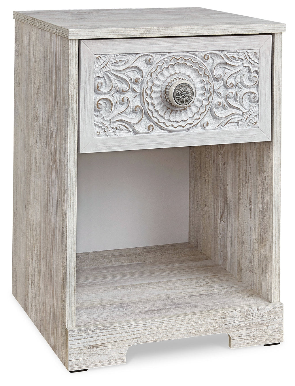Paxberry Whitewash Nightstand (22.09" H)