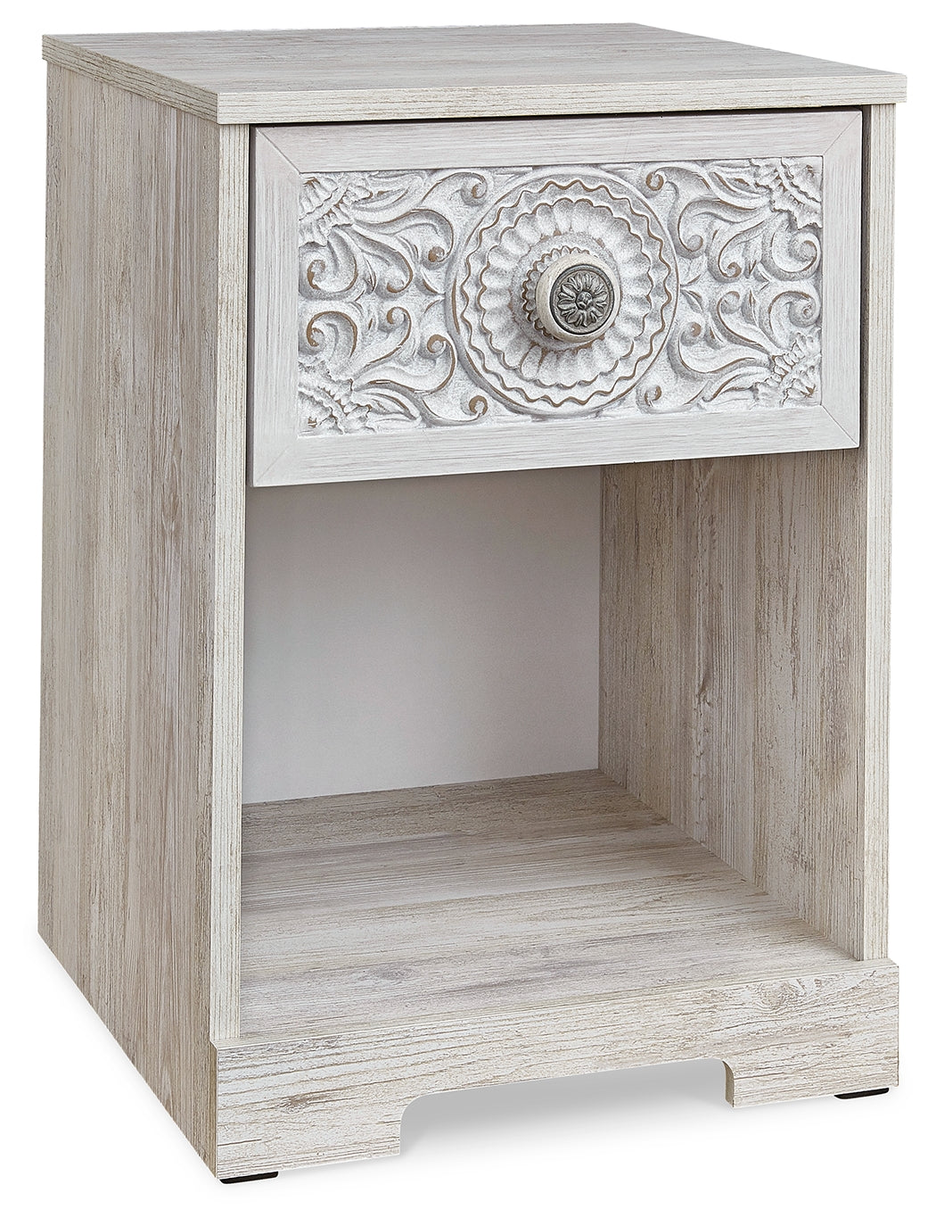 Paxberry Whitewash Nightstand (22.09" H)