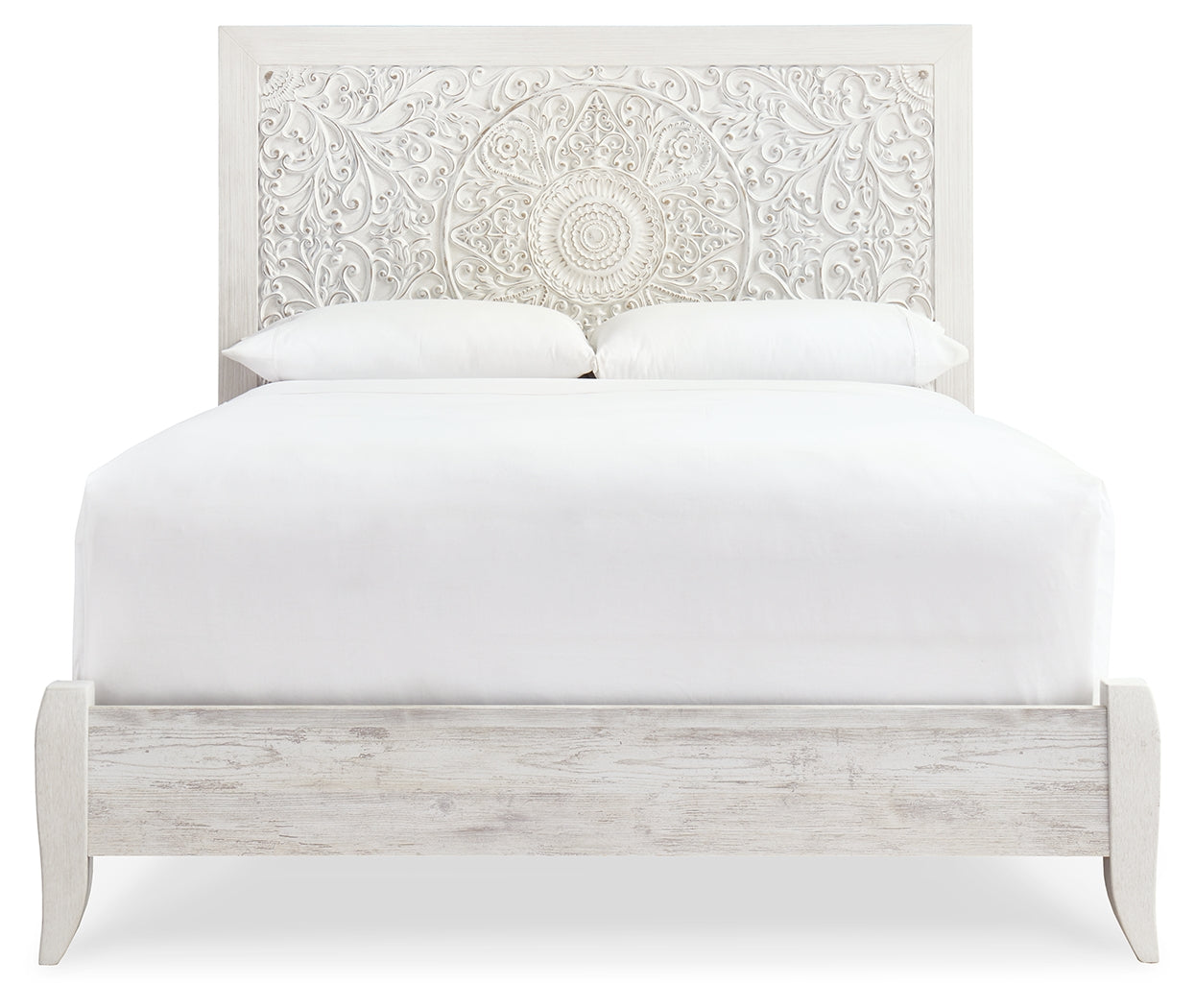 Paxberry Whitewash Queen Panel Bedroom Set