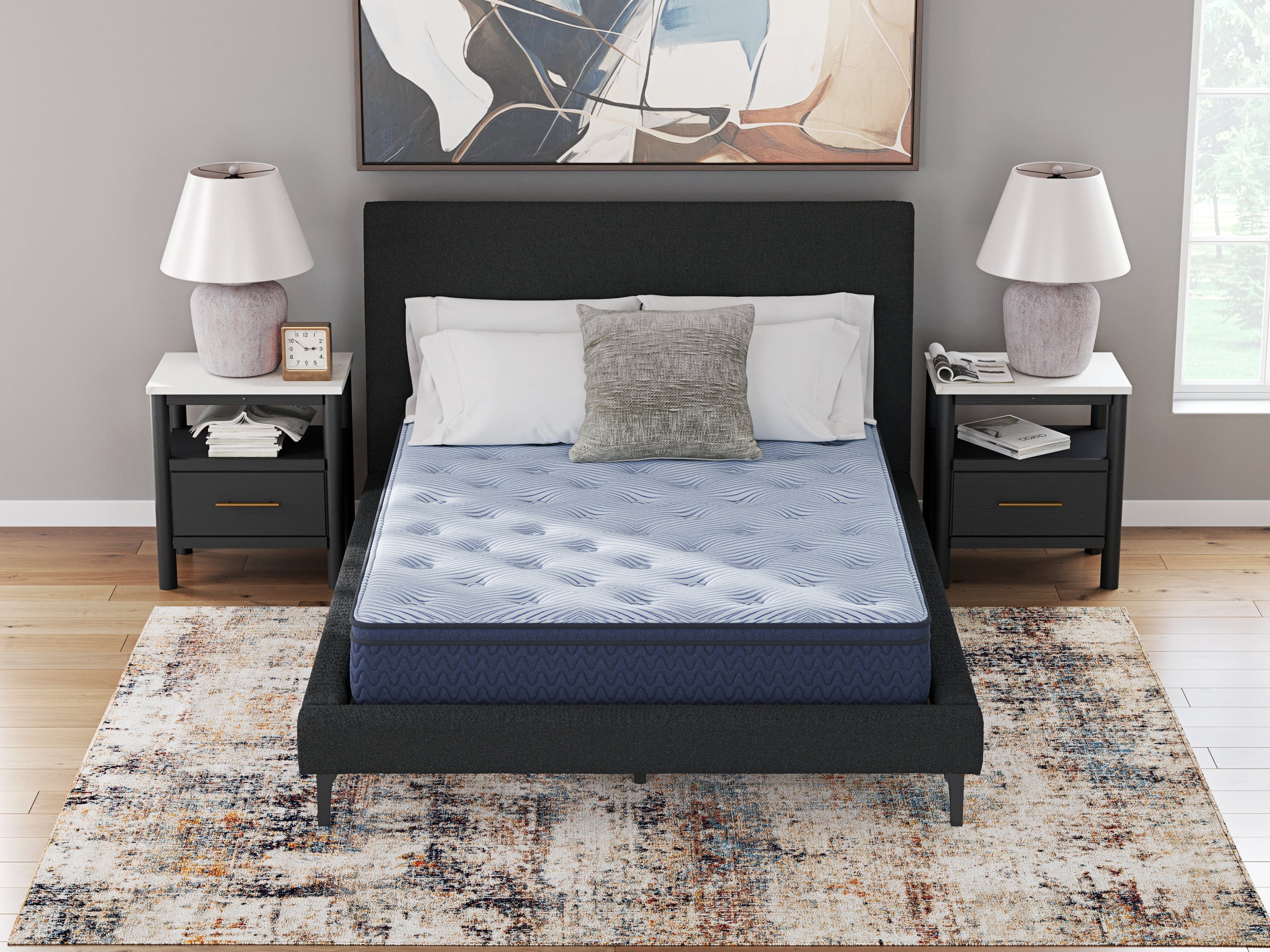 Peak 2.0 12 Hybrid Light Blue Queen Mattress