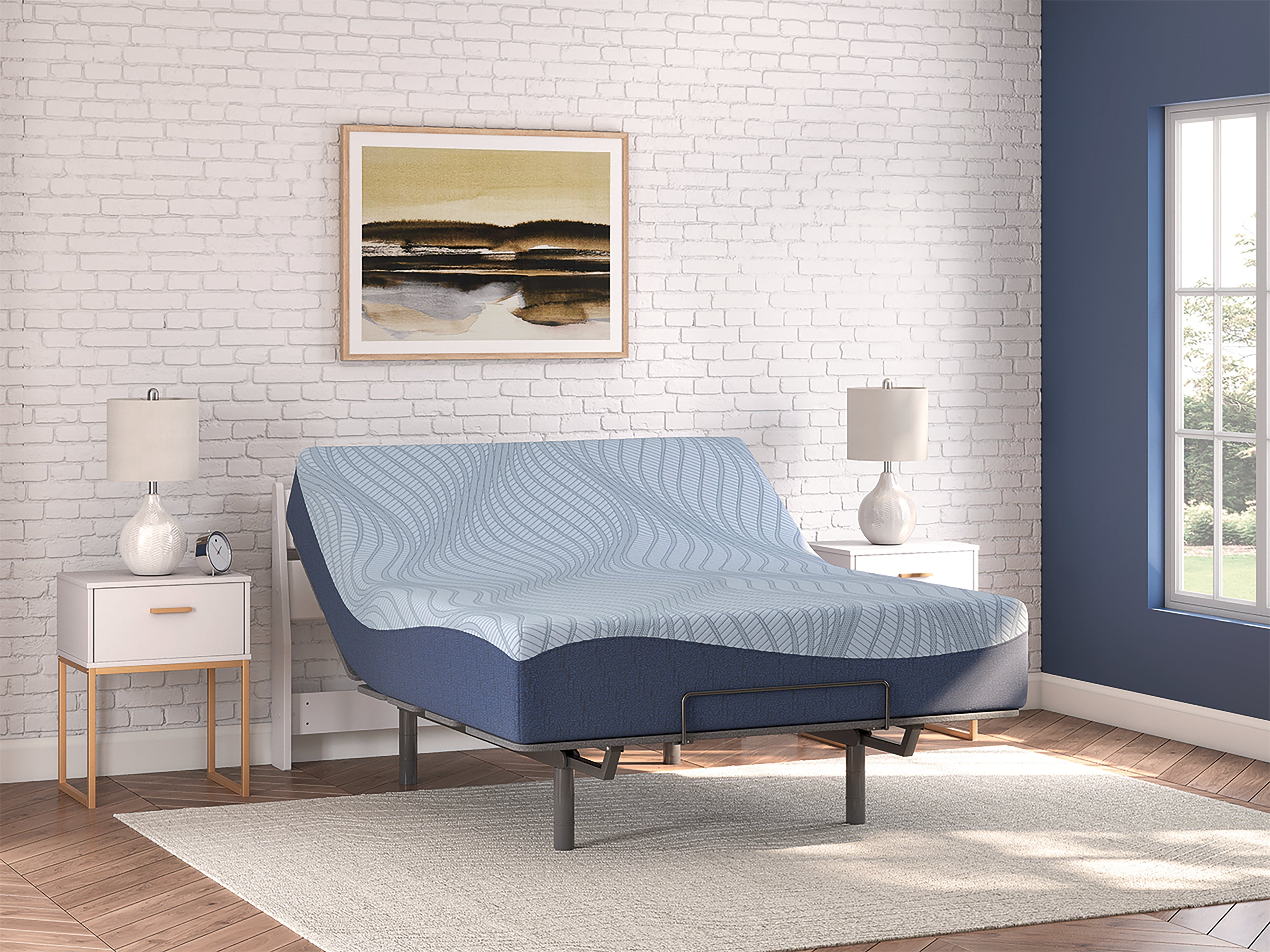 Peak 2.0 12 Memory Foam White Queen Mattress