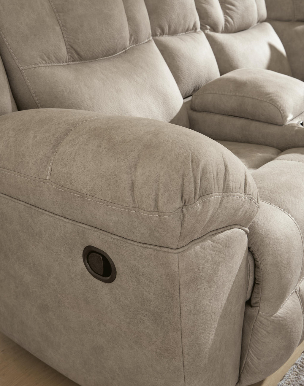 Pearce-Pike Birch 3-Piece Reclining Sectional w/ Console