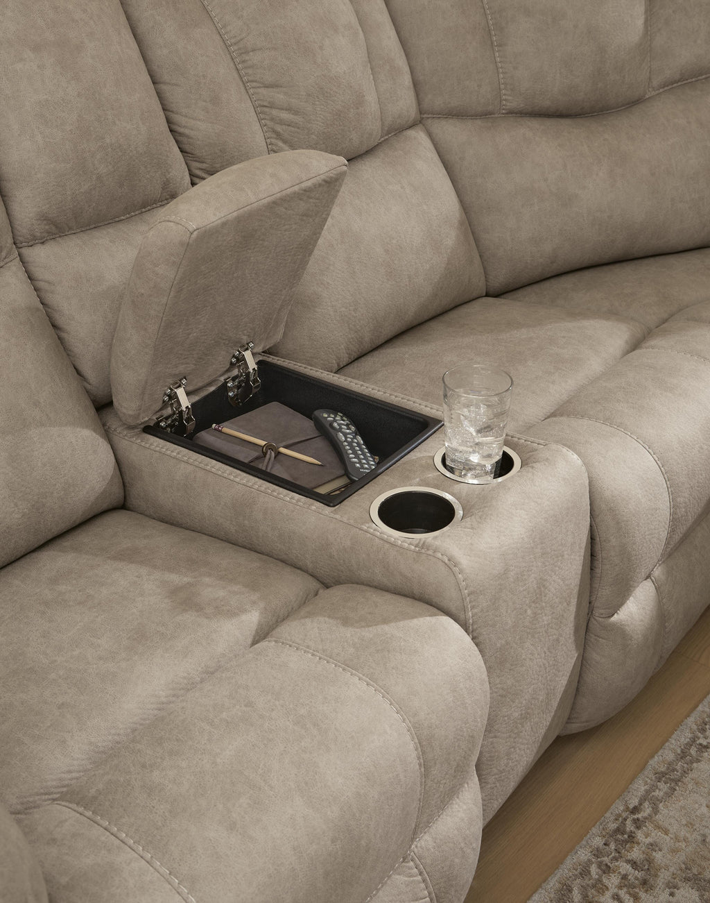 Pearce-Pike Birch 3-Piece Reclining Sectional with Console