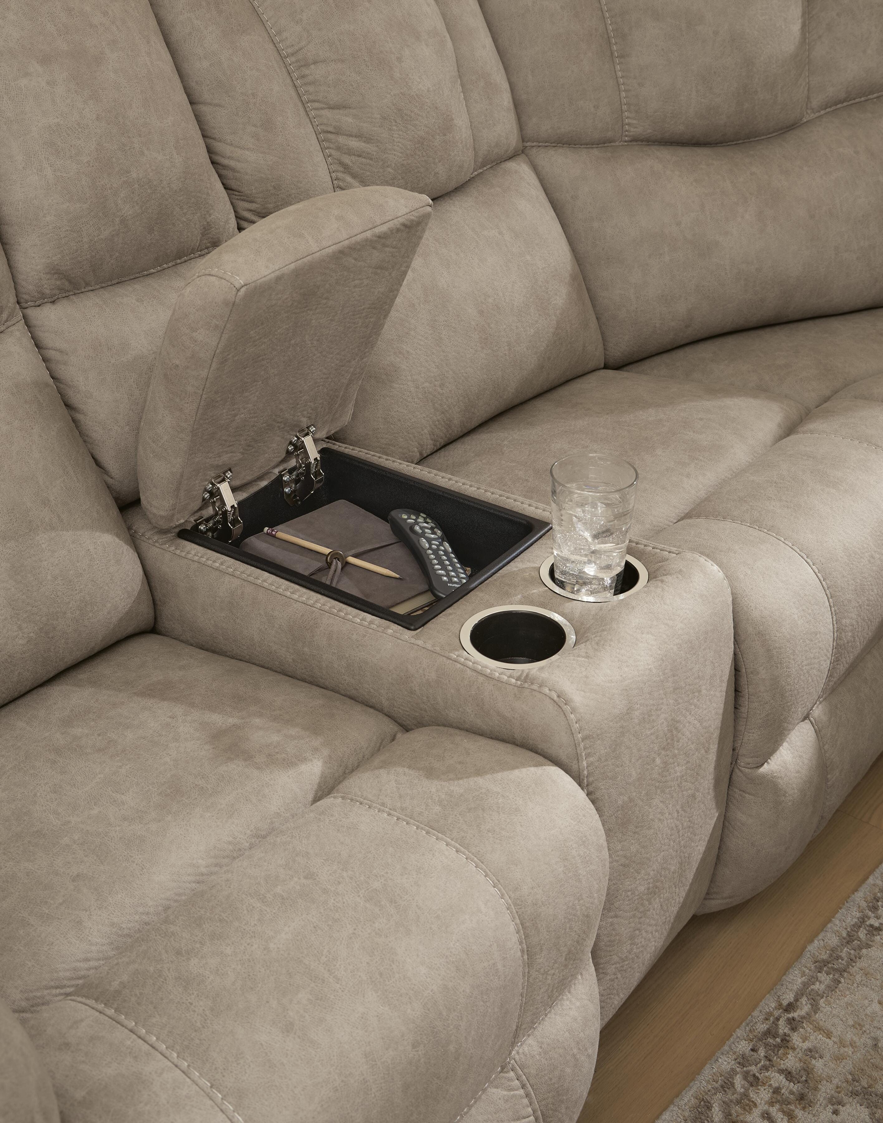 Pearce-Pike Birch 3-Piece Reclining Sectional with Console