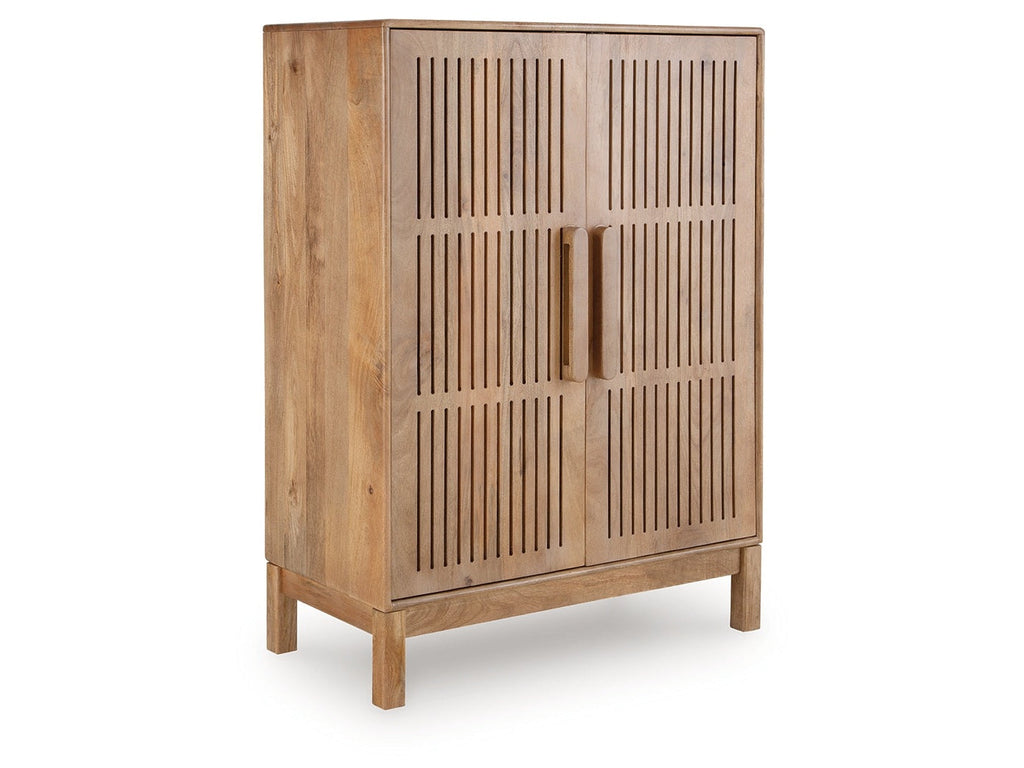 Pellamour Natural Brown Bar Cabinet