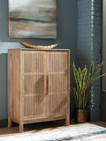Pellamour Natural Brown Bar Cabinet