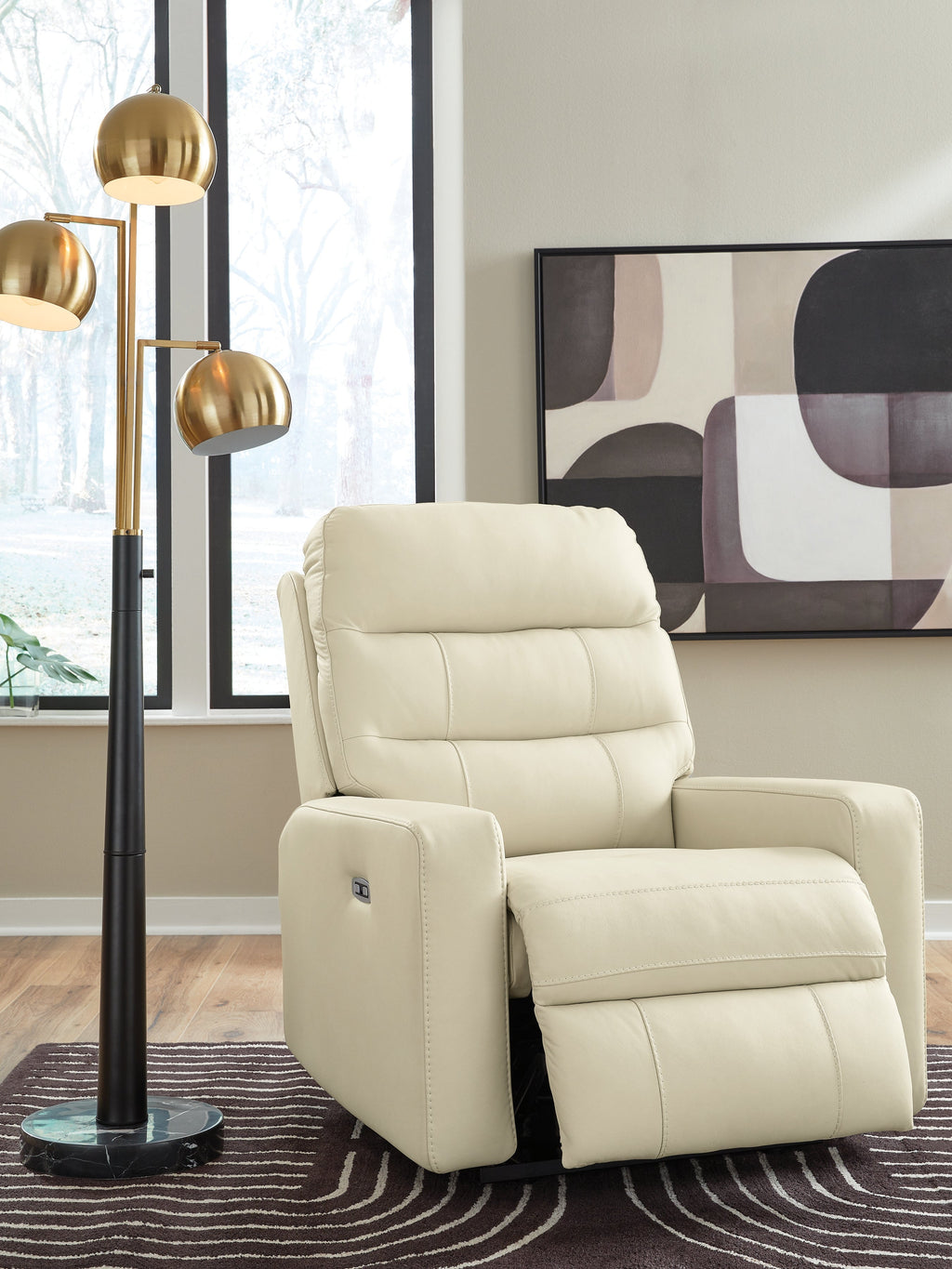 Pennacle Pier Canvas Power Recliner