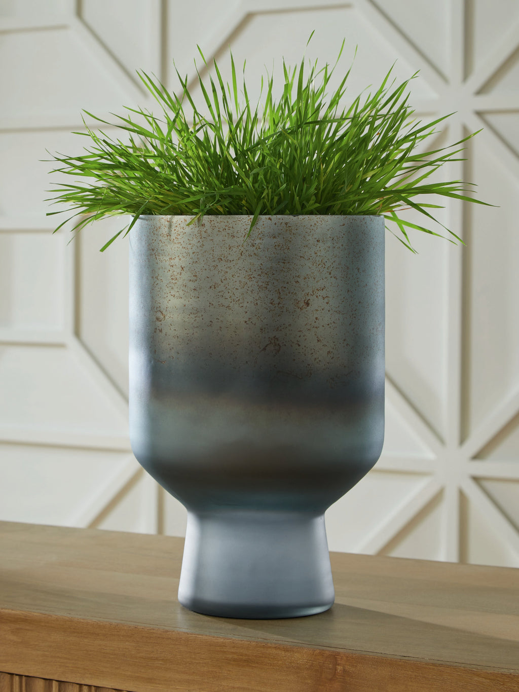 Pennmore Antique Blue Vase (12''H)