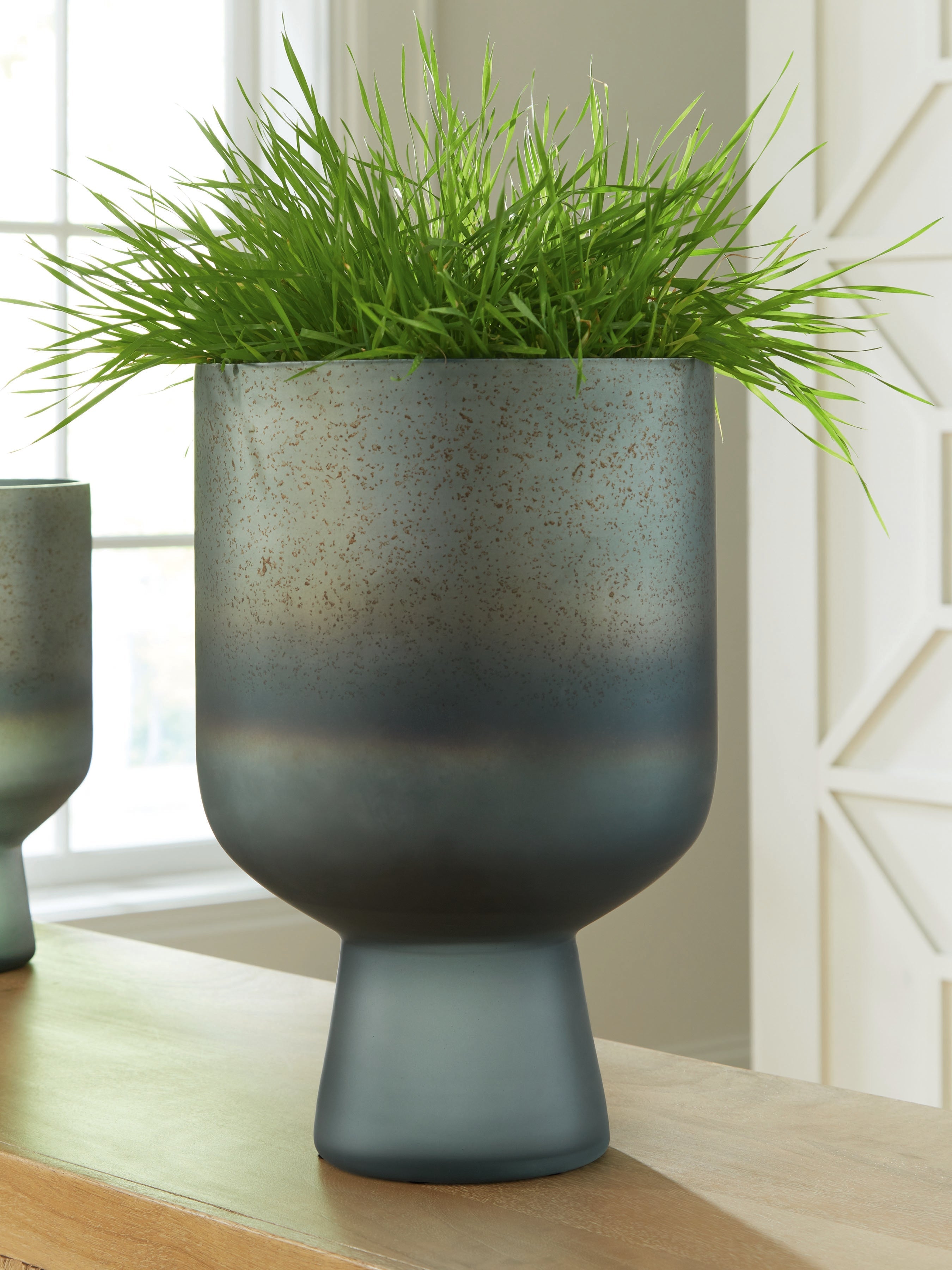 Pennmore Antique Blue Vase (15''H)