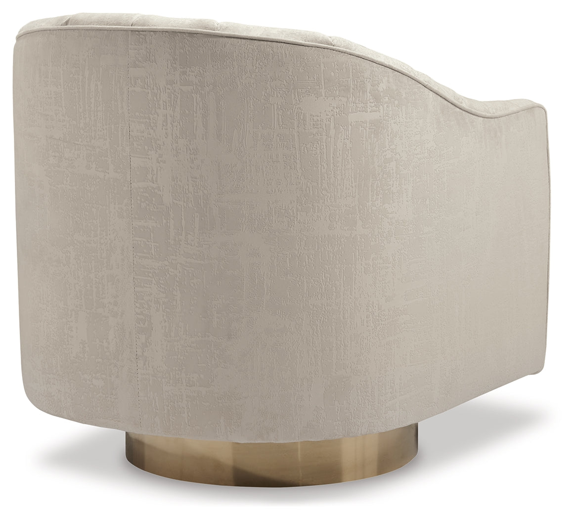Penzlin Pearl Velvet Accent Chair
