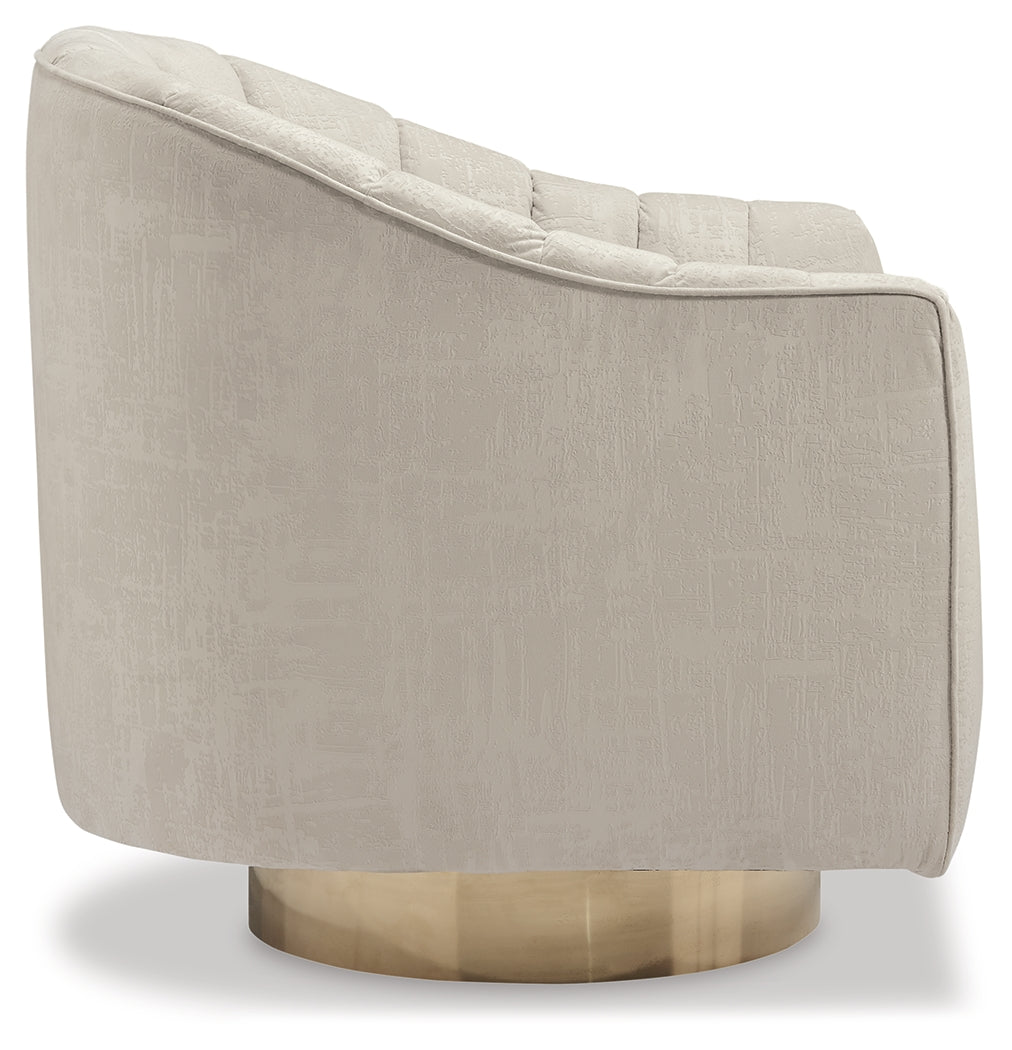Penzlin Pearl Velvet Accent Chair