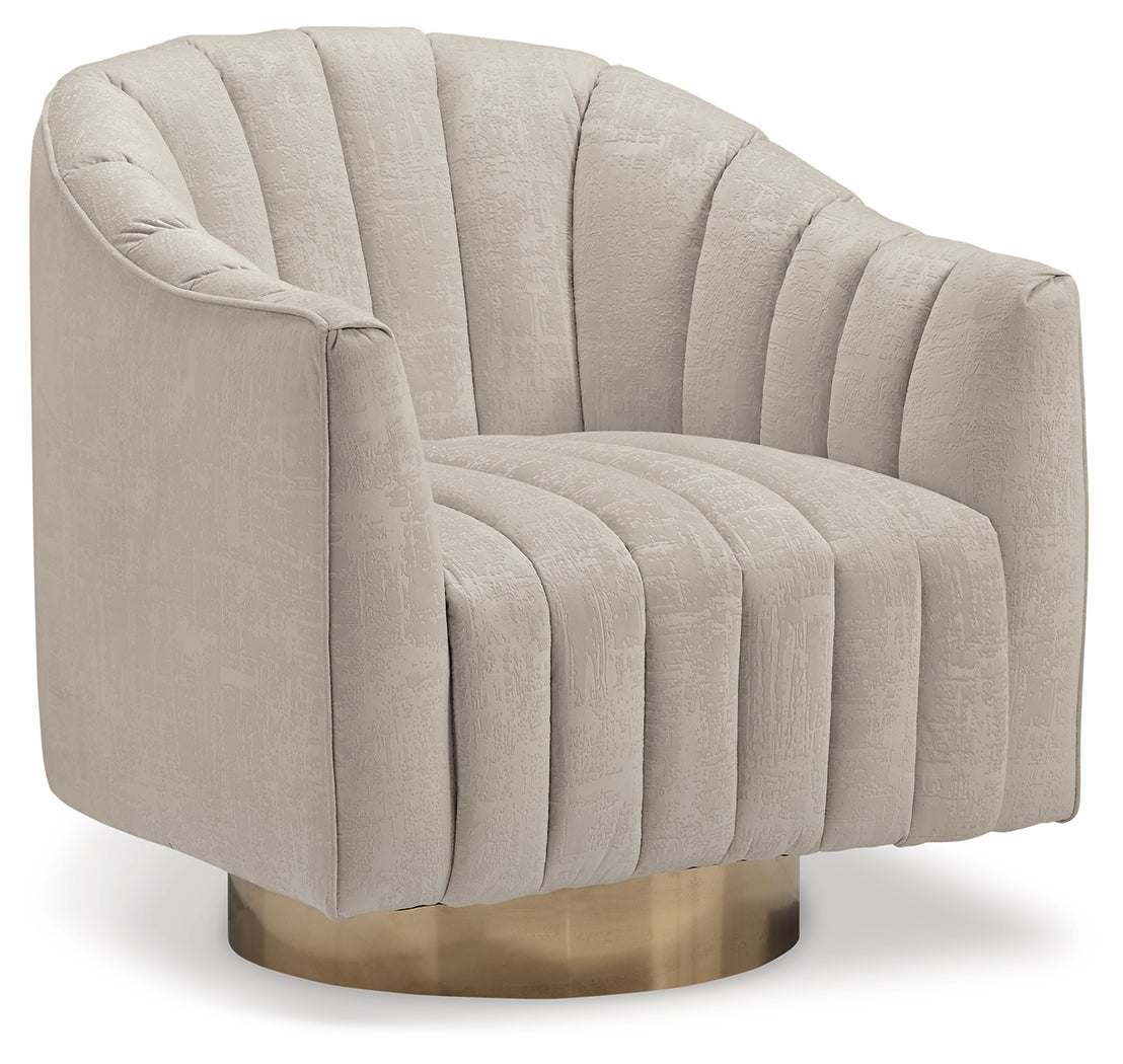 Penzlin Pearl Velvet Accent Chair