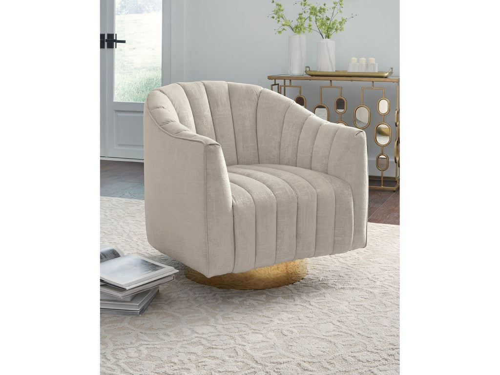 Penzlin Pearl Velvet Accent Chair