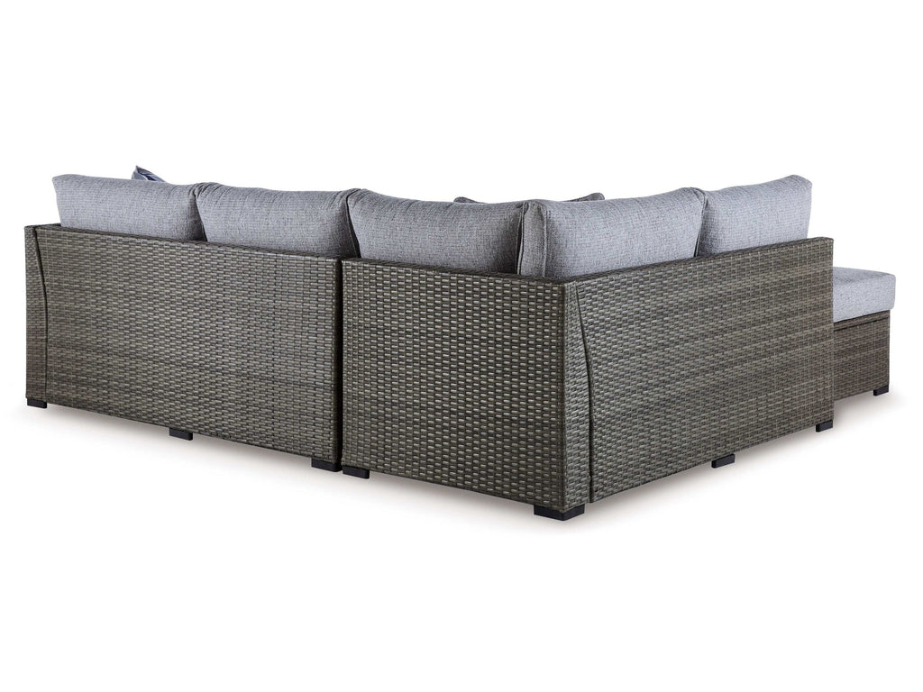 Petal Road Gray Outdoor Sectional Seating Group (Set of 4)