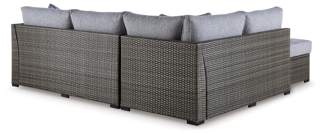Petal Road Gray Outdoor Sectional Seating Group (Set of 4)