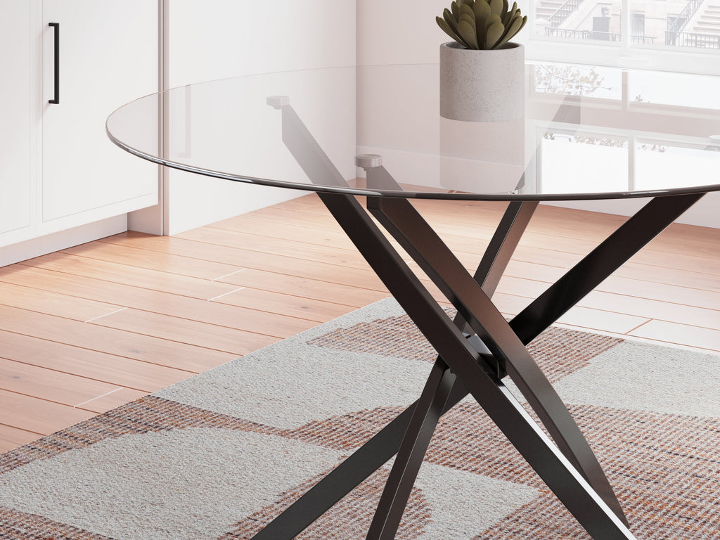 Pharwynn Black Dining Table