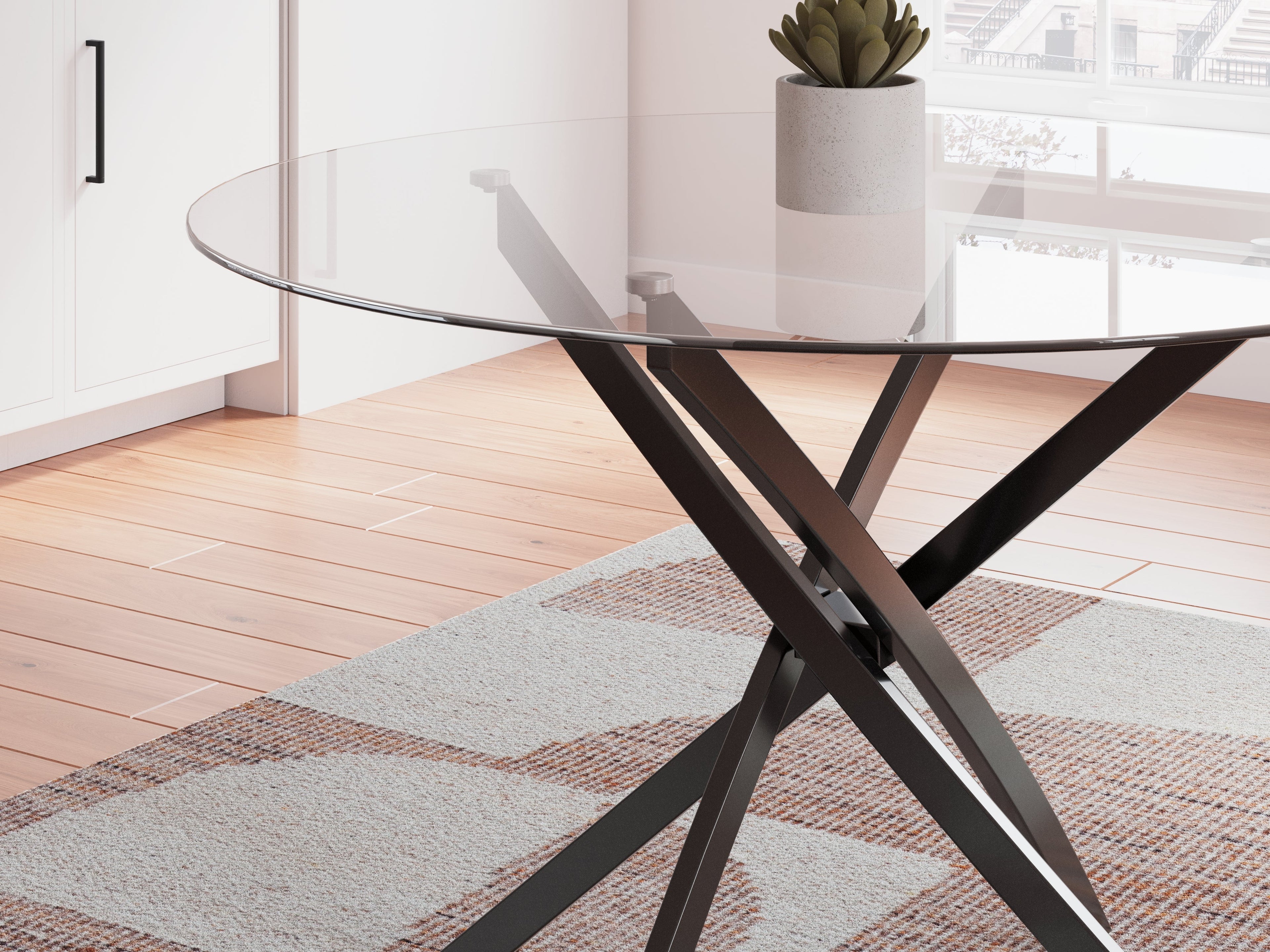 Pharwynn Black Dining Table