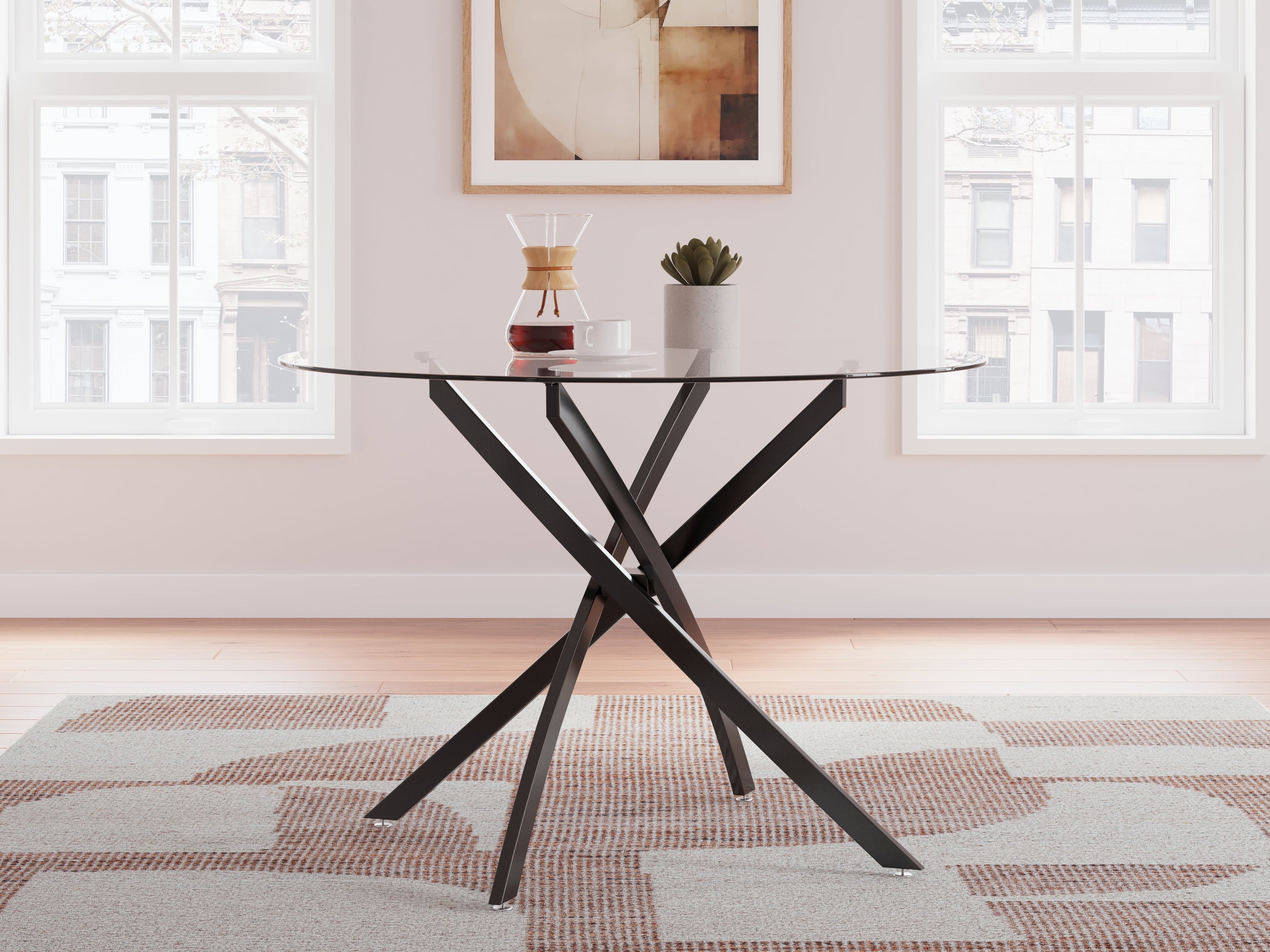 Pharwynn Black Dining Table