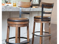 Pinnadel Light Brown Bar Height Bar Chair