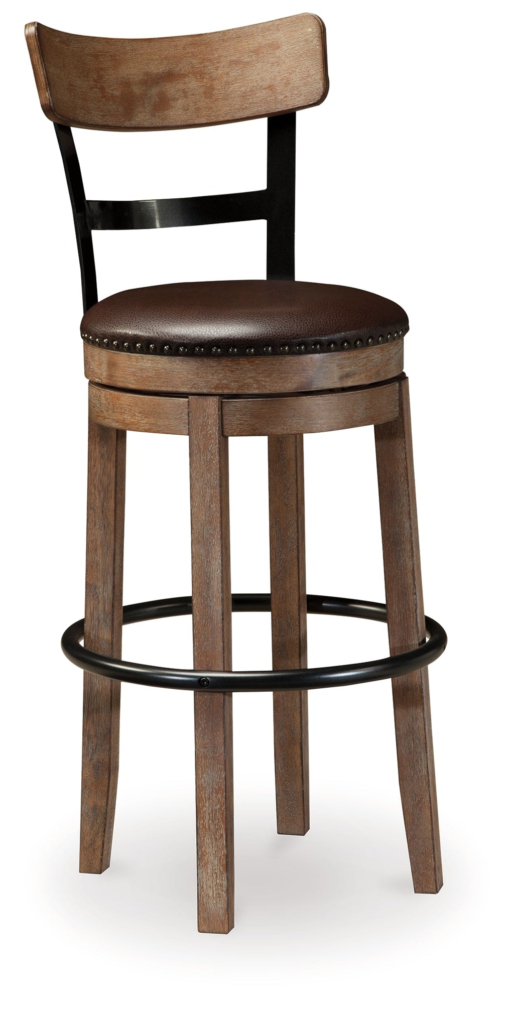 Pinnadel Light Brown Bar Height Bar Chair