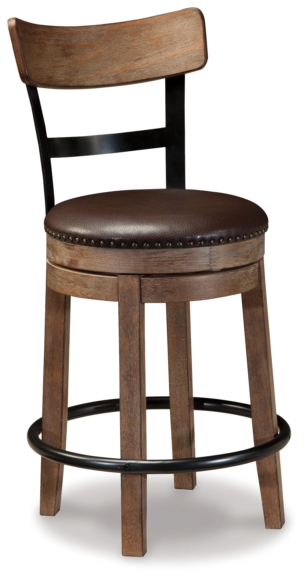 Pinnadel Light Brown Counter Height Bar Chair