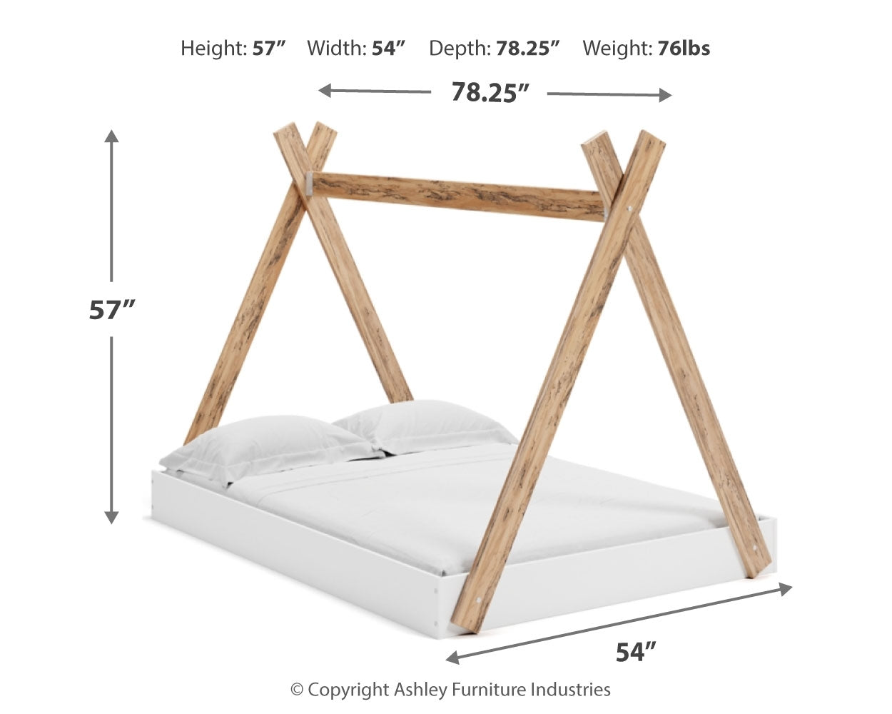 Piperton Full Tent Bed-in-a-Box