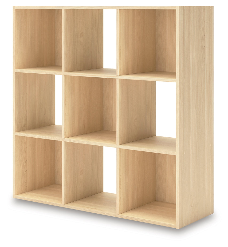 Piperton Tan Nine Cube Organizer