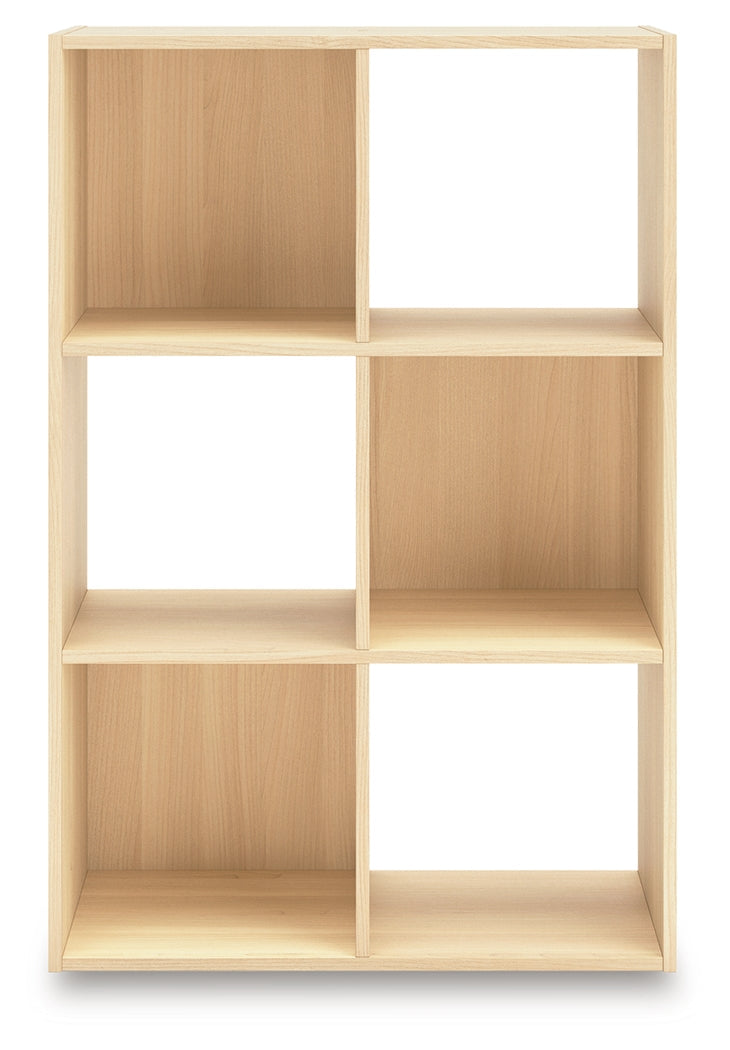 Piperton Tan Six Cube Organizer