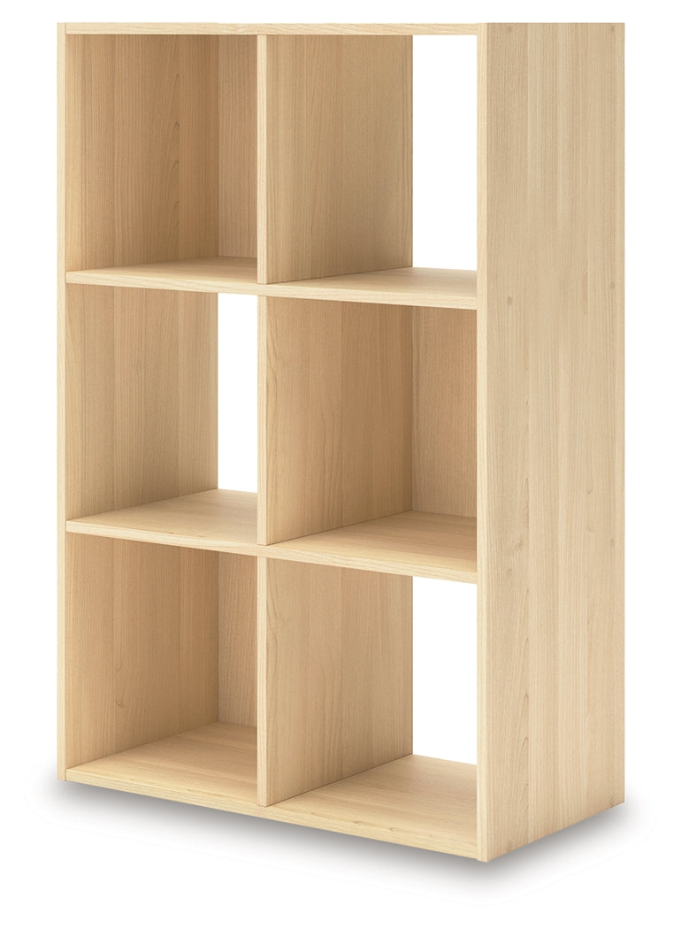 Piperton Tan Six Cube Organizer