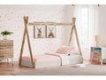 Piperton Two-tone Brown/White Tent Complete Twin Bed in Box