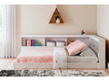 Piperton White Full Bookcase Storage Youth Bed
