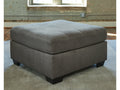 Pitkin Slate Oversized Accent Ottoman