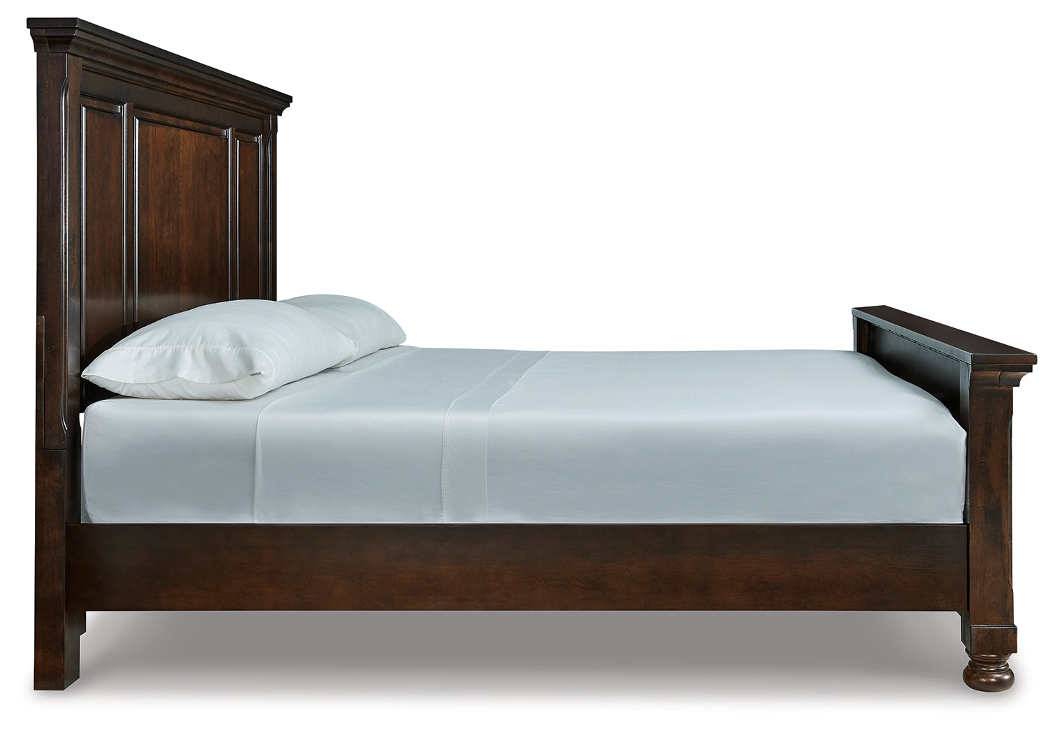 Porter Rustic Brown California King Panel Bed