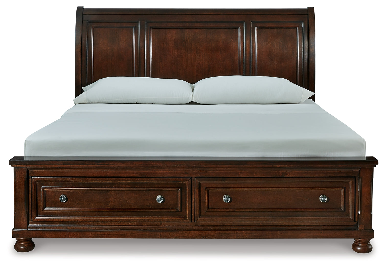 Porter Rustic California King Sleigh Bedroom Set, Brown