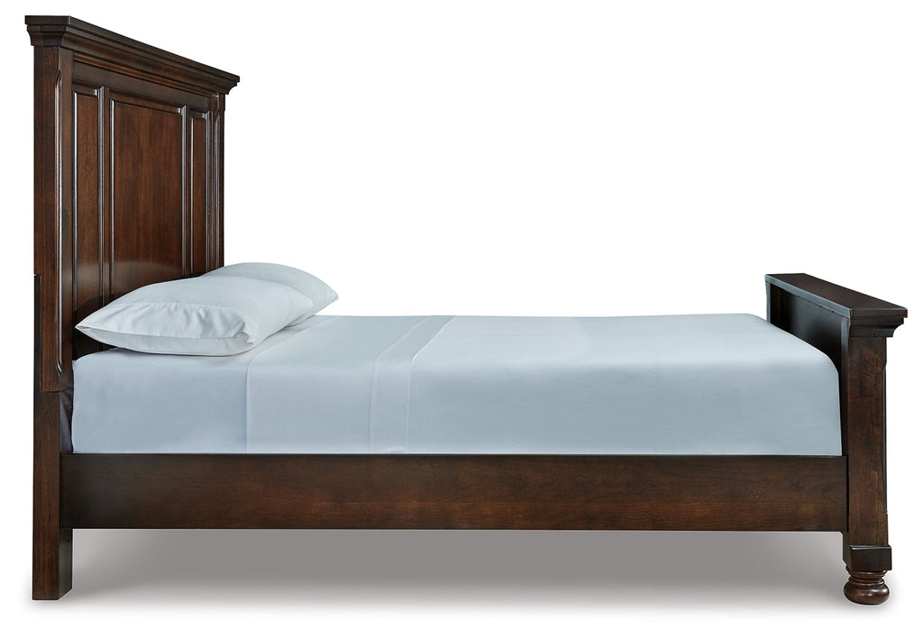 Porter Rustic Queen Panel Bedroom Set, Brown