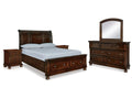 Porter Rustic Queen Storage Bedroom Set, Brown