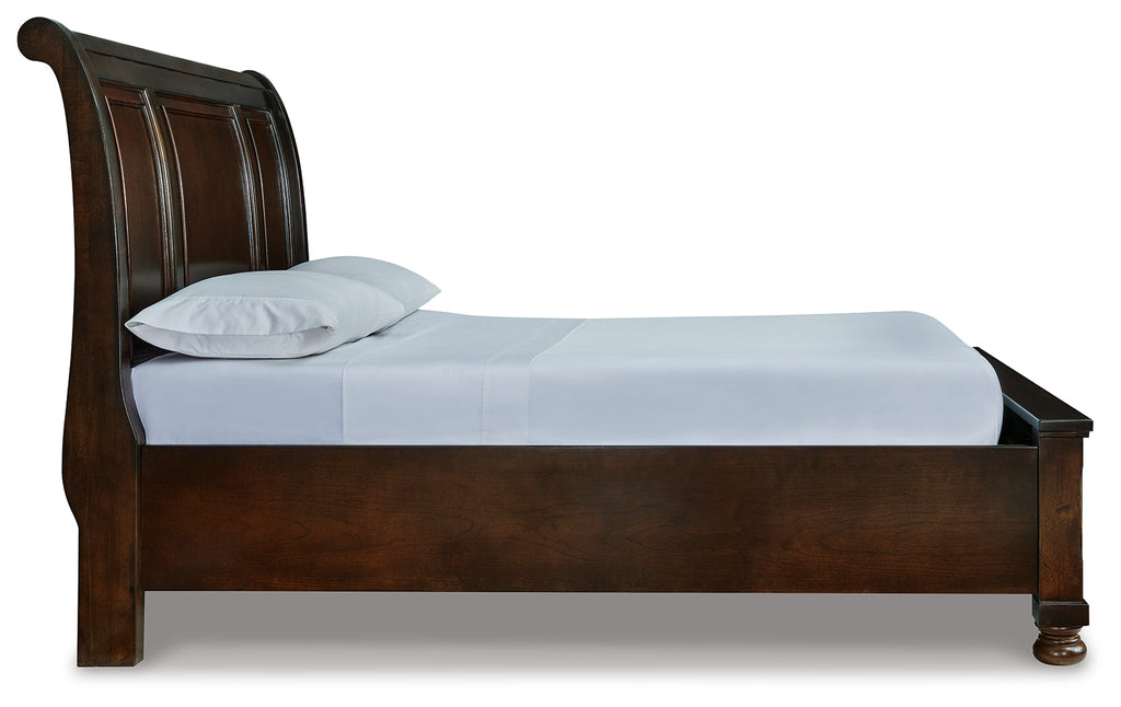 Porter Rustic Queen Storage Bedroom Set, Brown