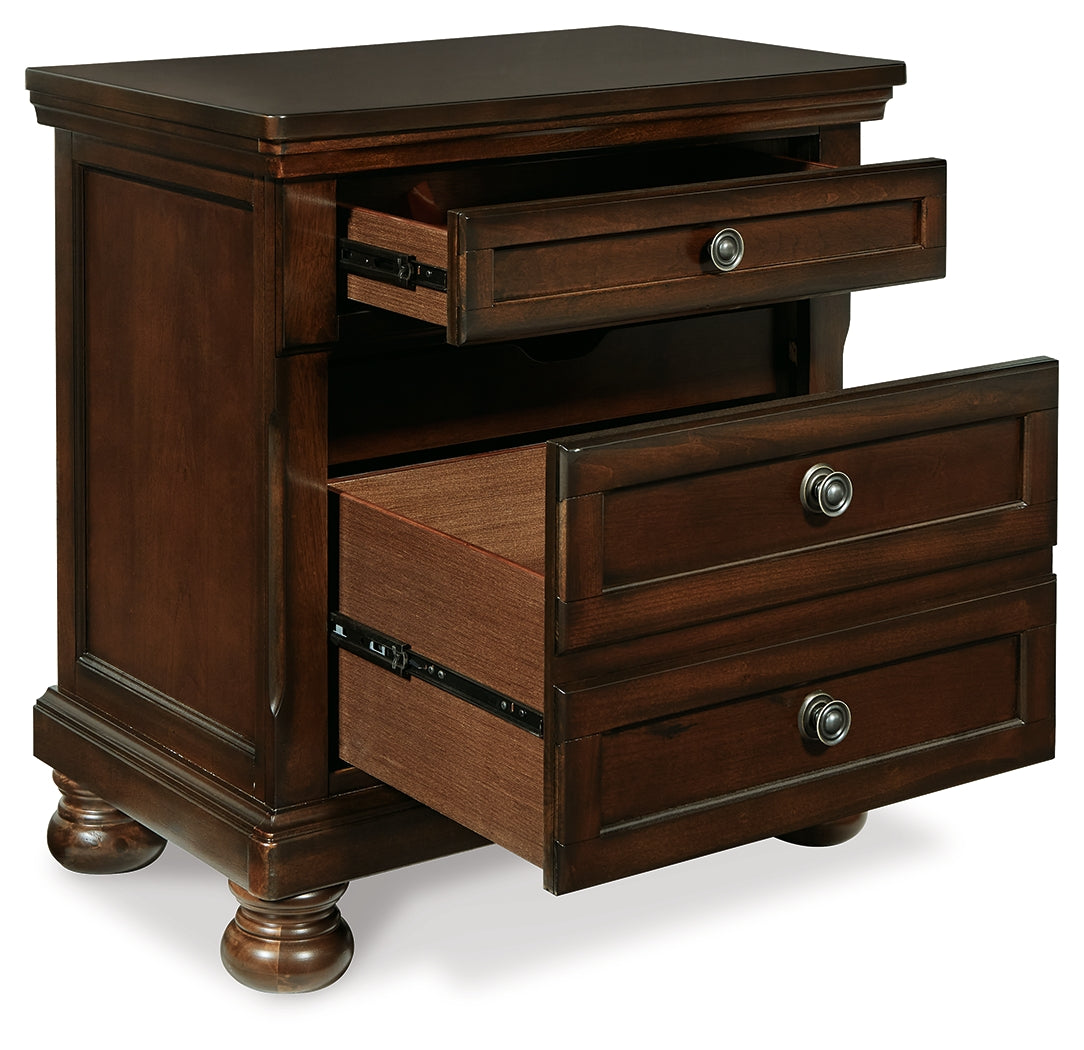 Porter Rustic Queen Storage Bedroom Set, Brown