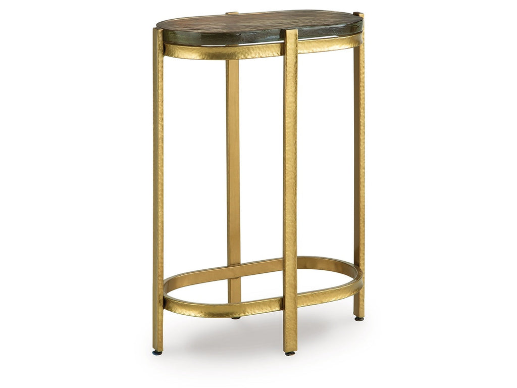 Porterville Gold Accent Table