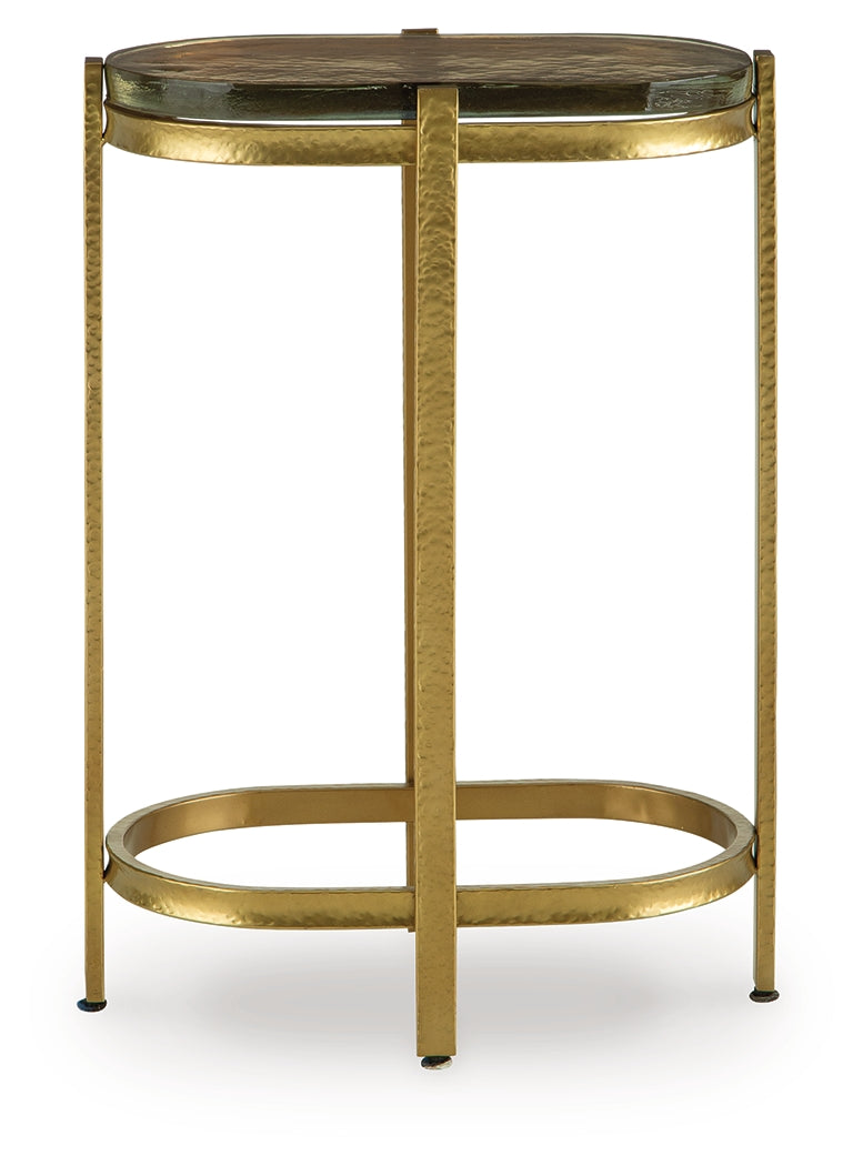Porterville Gold Accent Table