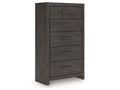 Prendonea Charcoal Chest of Drawers