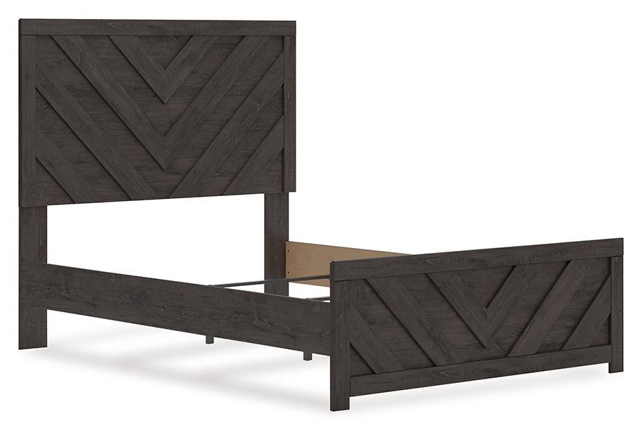 Prendonea Charcoal Full Panel Youth Bed
