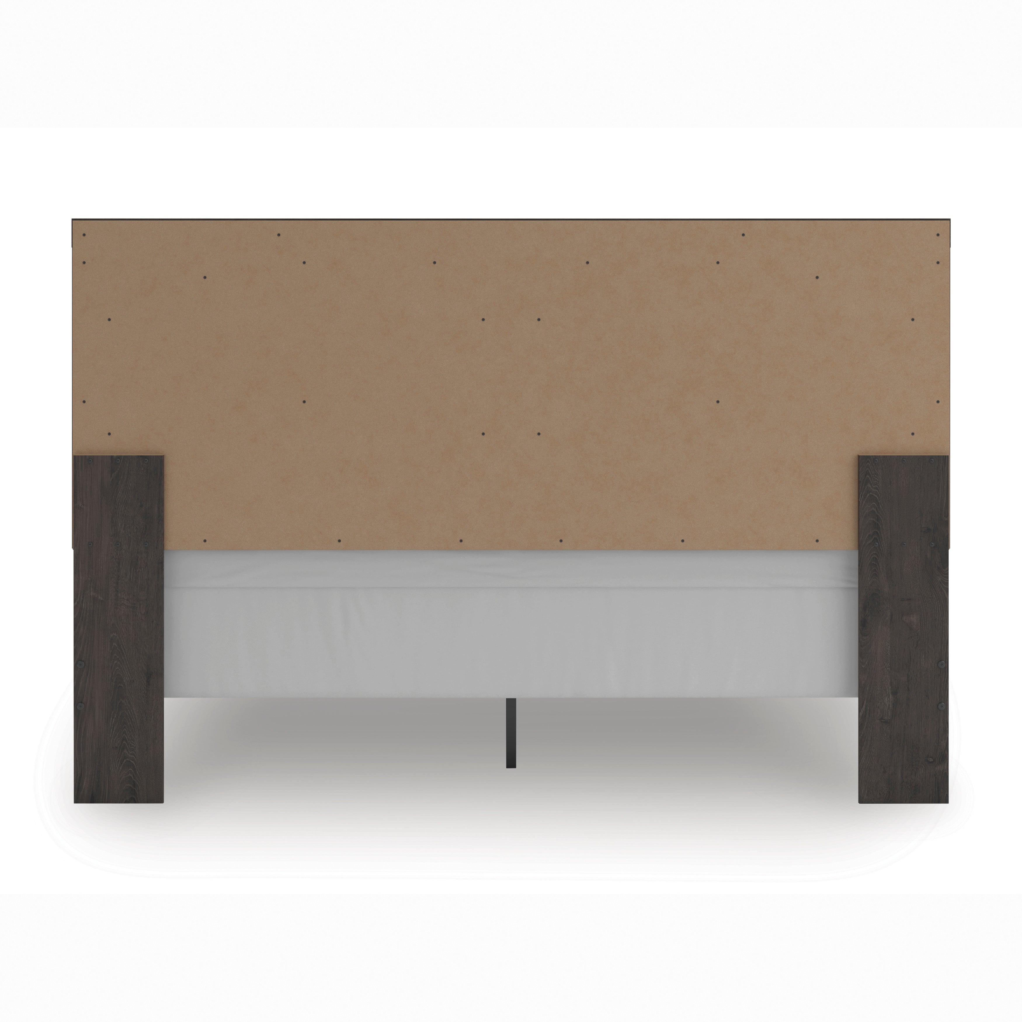 Prendonea King Panel Bed, Dresser, Mirror, Chest and 2 Nightstands, Charcoal