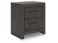 Prendonea Charcoal Nightstand
